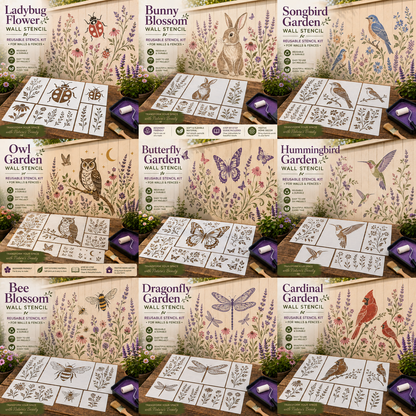 📦🌿 Garden Wall Stencil—Make your walls look lively and not monotonous🔥🎁Give your child a vivid home🏠