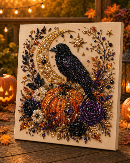 🔥👻✨ Halloween Pearl Art DIY Kit – Turn Tiny Pearls into Spooky-Cute Magic