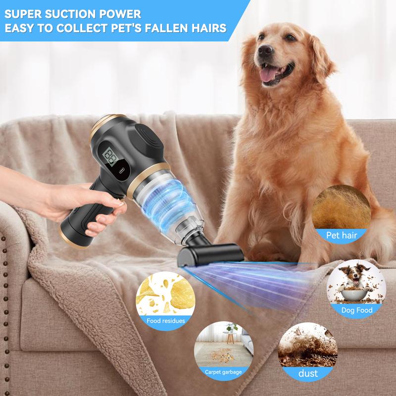 Cnkimao™ Insanely Powerful Cordless Car Vacuum — 19000Pa, 6-in-1 Deep-Clean System