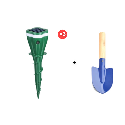 🌸Spring Sale 50% OFF☘️Solar Powered Waterproof Screw Mole Repellent
