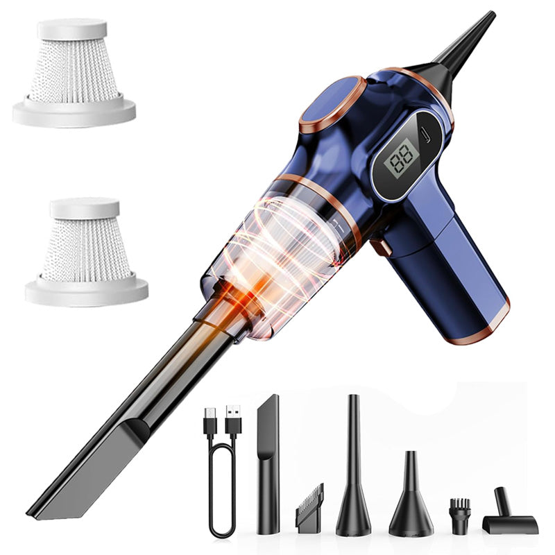Cnkimao™ Insanely Powerful Cordless Car Vacuum — 19000Pa, 6-in-1 Deep-Clean System